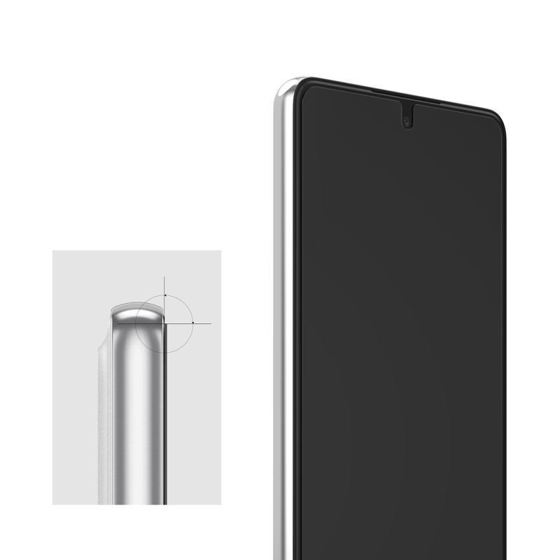 Grūdintas stiklas, skirtas Galaxy A73 5G Invisible Defender ID Glass 2.5D 0.33mm