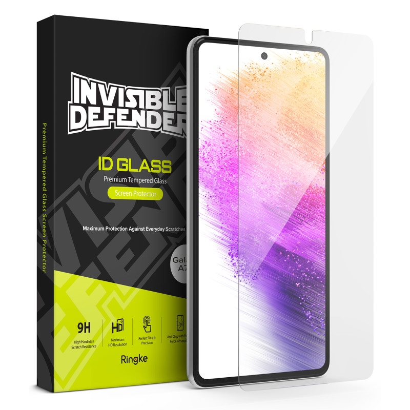 Grūdintas stiklas, skirtas Galaxy A73 5G Invisible Defender ID Glass 2.5D 0.33mm