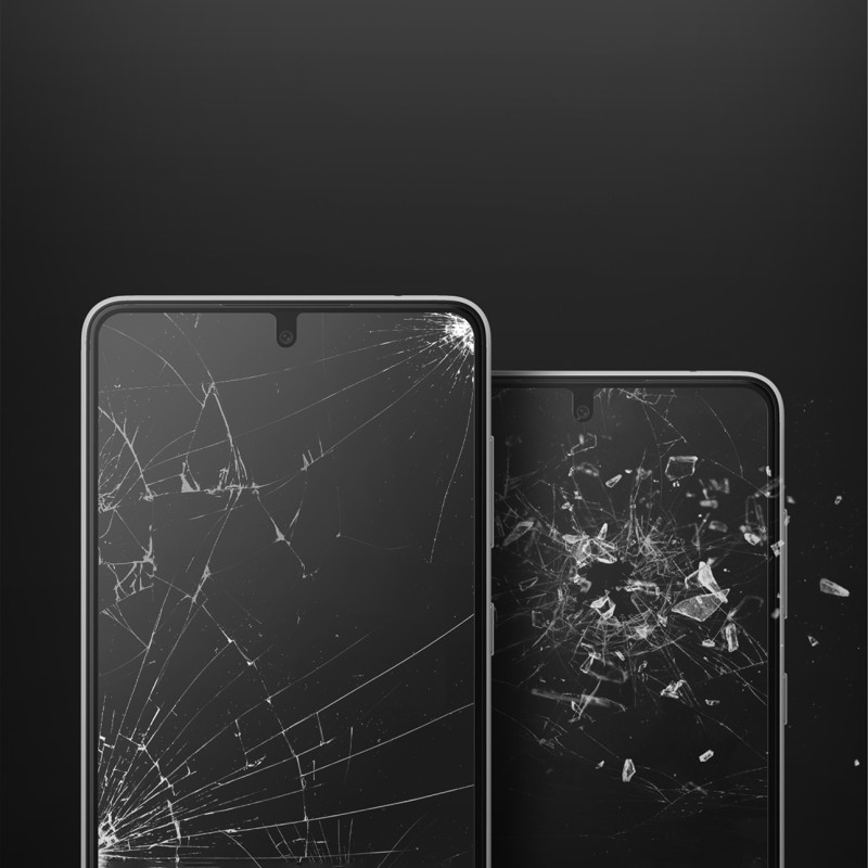 Grūdintas stiklas, skirtas Galaxy A73 5G Invisible Defender ID Glass 2.5D 0.33mm