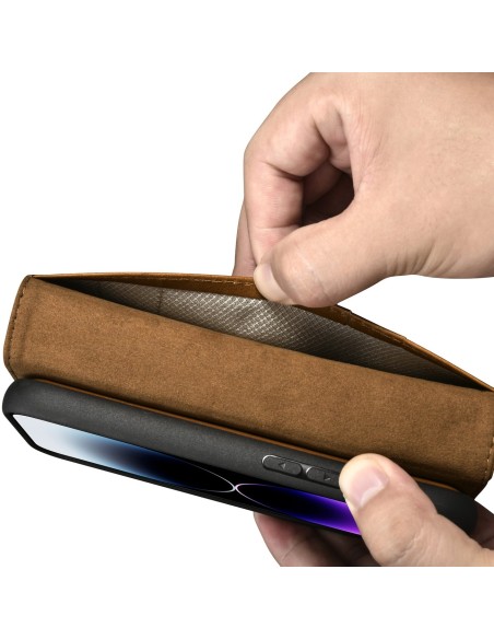 2 viename odinis atverčiamas dangtelis „iPhone 14 Pro Max Anti-RFID Oil Wax“ piniginės dėklas šviesiai rudas
 
2 viename odinis atverčiamas dangtelis „iPhone 14 Pro Max Anti-RFID Oil Wax“ piniginės dėklas šviesiai rudas