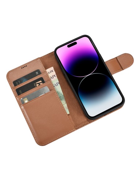 2 viename odinis atverčiamas dangtelis iPhone 14 Pro anti-RFID piniginės dėklas, rudas
 
2 viename odinis atverčiamas dangtelis iPhone 14 Pro anti-RFID piniginės dėklas, rudas