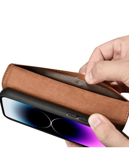 2 viename odinis atverčiamas dangtelis iPhone 14 Pro anti-RFID piniginės dėklas, rudas
 
2 viename odinis atverčiamas dangtelis iPhone 14 Pro anti-RFID piniginės dėklas, rudas