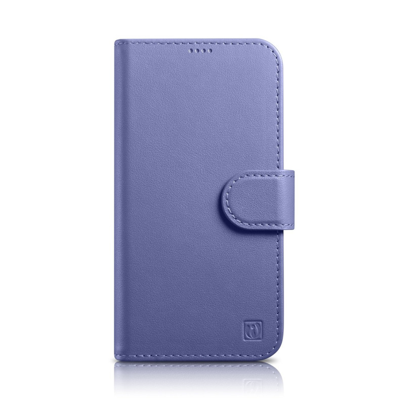 
2in1 odinis atverčiamas dangtelis iPhone 14 Pro anti-RFID piniginės dėklas Šviesiai violetinis
