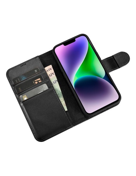 2 viename odinis atverčiamas dangtelis iPhone 14 Plus Anti-RFID piniginės dėklas, juodas
 
2 viename odinis atverčiamas dangtelis iPhone 14 Plus Anti-RFID piniginės dėklas, juodas