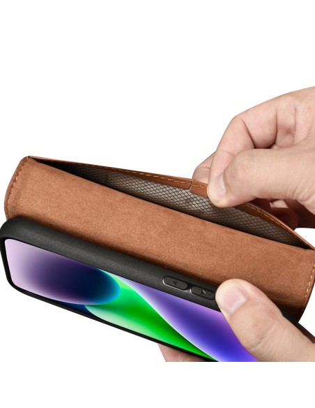 2 viename odinis atverčiamas dangtelis iPhone 14 Plus anti-RFID piniginės dėklas, rudas
 
2 viename odinis atverčiamas dangtelis iPhone 14 Plus anti-RFID piniginės dėklas, rudas