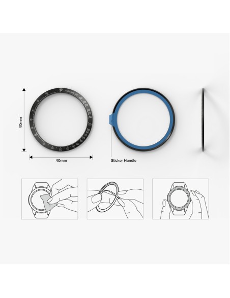 Apsauginis žiedas „Galaxy Watch“ 4/ 5 40 mm rėmelio formos nerūdijančio plieno juodas žiedas
 
Apsauginis žiedas „Galaxy Watch“ 4/ 5 40 mm rėmelio formos nerūdijančio plieno juodas žiedas
