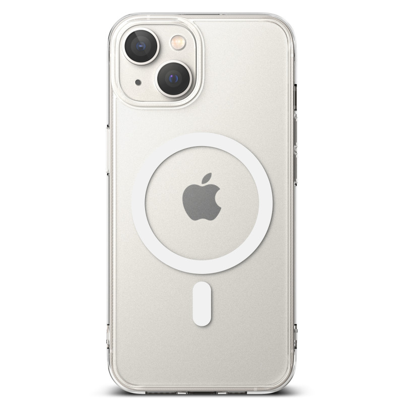 Apsauginis dėklas su dirželio skylutėmis skirtas iPhone 14 Plus 6,7" FUSION MAGNETIC MATTE CLEAR