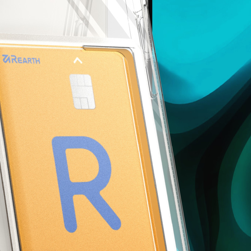 Apsauginis dėklas su dirželio angomis, skirtas iPhone 14 Plus 6,7" FUSION CARD CLEAR