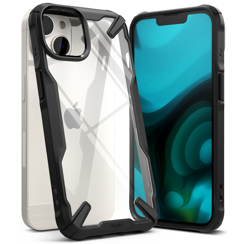 Apsauginis dėklas su dirželio angomis, skirtas iPhone 14 Plus 6,7" FUSION X BLACK