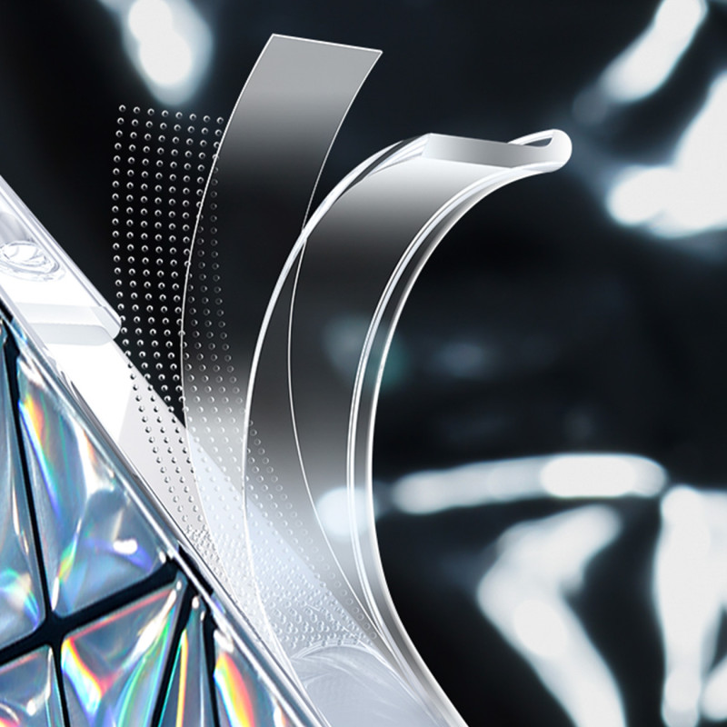 Dėklas, dangtelis iPhone 14, galinis dangtelis, Miya Series, baltas