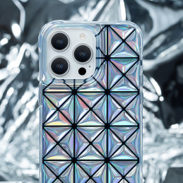 
Dėklas, dangtelis iPhone 14 Pro, galinis dangtelis, Miya Series lazerinė spalva

