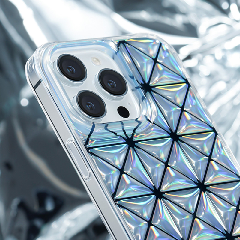 Dėklas, dangtelis iPhone 14 Pro Max, galinis dangtelis, Miya serijos lazerinė spalva