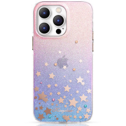 
iPhone 14 Pro Max Heart Star serijos ZODIAC dėklas su žvaigždėmis
