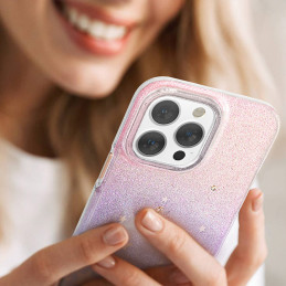 
iPhone 14 Pro Max Heart Star serijos ZODIAC dėklas su žvaigždėmis
