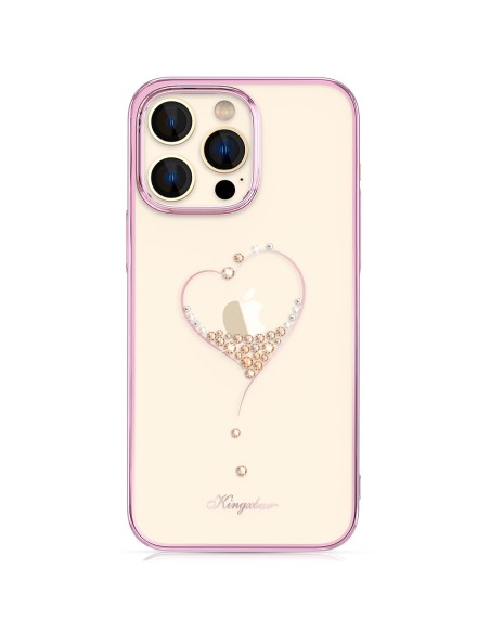 
iPhone 14 dėklas dekoruotas Wish Series rožiniais kristalais
