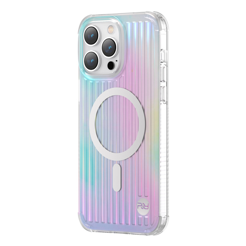 
Magnetinis dėklas iPhone 14 Pro MagSafe PQY Go Out serijos lazerinės spalvos
