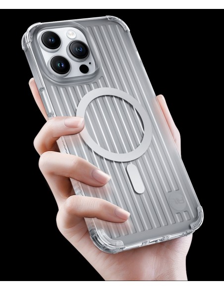 
Magnetinis dėklas iPhone 14 Plus MagSafe PQY Go Out Series juodas
