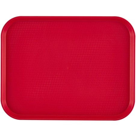 Neslystantis polipropileninis serviravimo padėklas 300 x 410 mm - raudonas
