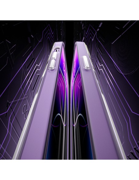 
Magnetinis dėklas iPhone 14 Pro MagSafe PQY Geek Series sidabras
