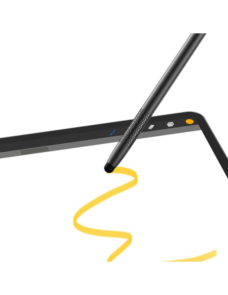 Pasyvus rašiklis, skirtas išmaniojo telefono planšetiniam kompiuteriui, juodas