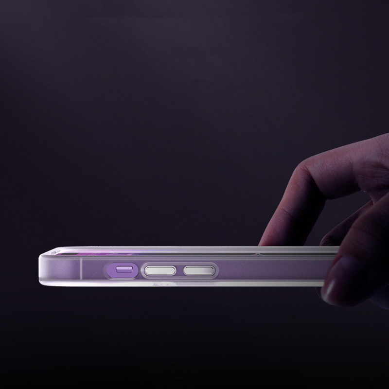 Magnetinis dėklas iPhone 14 Plus MagSafe PQY Geek Series sidabrinis