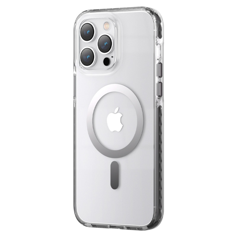 
Magnetinis dėklas iPhone 14 MagSafe PQY Ice Crystal Series pilkos spalvos
