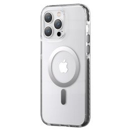 
Magnetinis dėklas iPhone 14 Plus MagSafe PQY Ice Crystal Series pilkas
