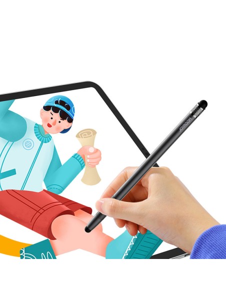 Pasyvus rašiklis, skirtas išmaniojo telefono planšetiniam kompiuteriui, juodas