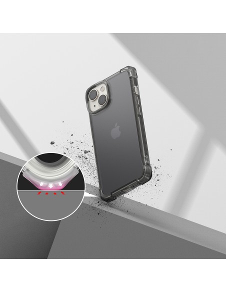 
Patvarus ir patvarus iPhone 14 Plus Fusion Bumper pilkos spalvos dėklas
