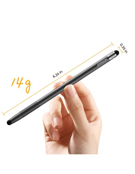 Pasyvus rašiklis, skirtas išmaniojo telefono planšetiniam kompiuteriui, juodas
