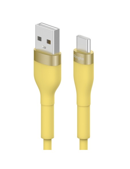 
Kabelis USB-A - USB-C 480Mb/ s 12W 2m geltonas
