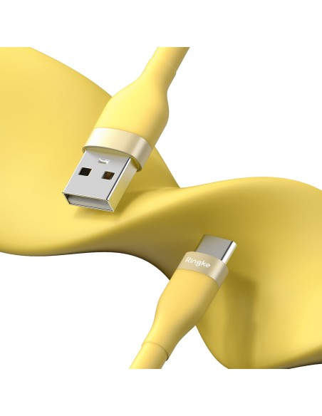 
Kabelis USB-A - USB-C 480Mb/ s 12W 2m geltonas
