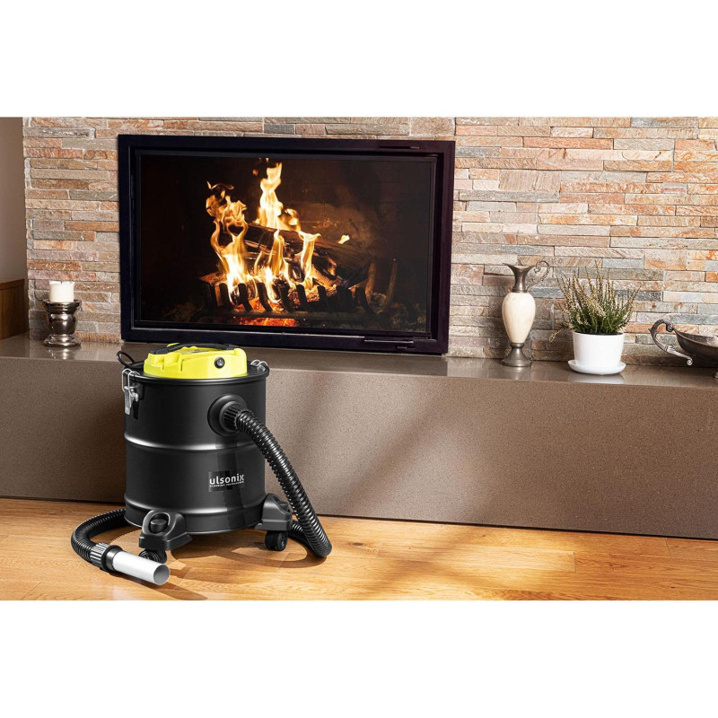 Mobilus židinio pelenų siurblys su HEPA filtru, žarnos ilgis 150 cm 1,2 kW 20 l