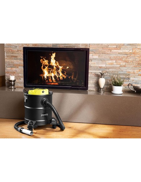 Mobilus židinio pelenų siurblys su HEPA filtru, žarnos ilgis 150 cm 1,2 kW 20 l Mobilus židinio pelenų siurblys su HEPA filtru, žarnos ilgis 150 cm 1,2 kW 20 l