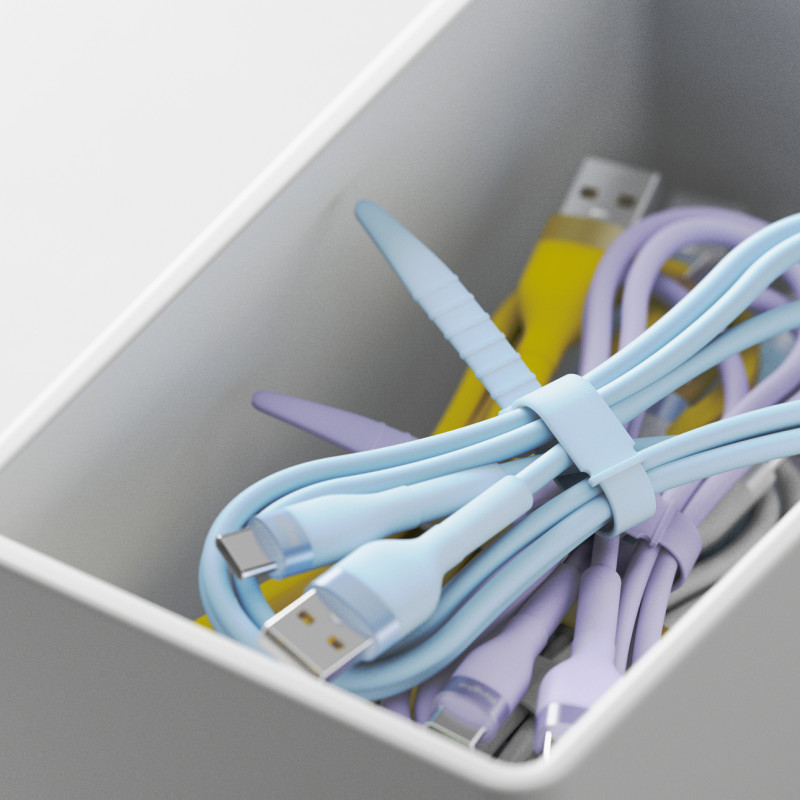 
Kabelis USB-A - USB-C 480Mb/ s 12W 2m geltonas
