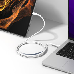 
Kabelis USB-A - USB-C 480Mb/ s 12W 2m geltonas
