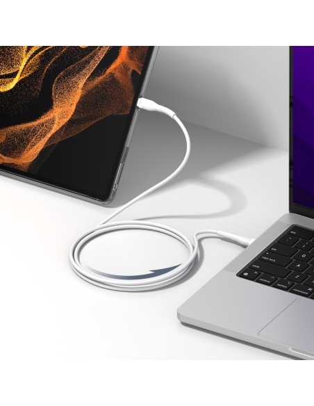 
Kabelis USB-A - USB-C 480Mb/ s 12W 2m geltonas
