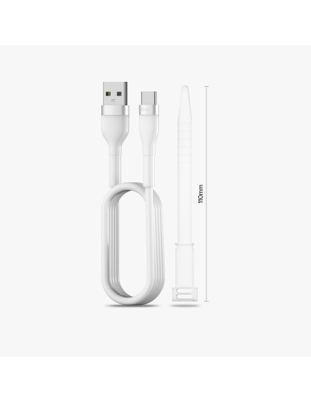 
Kabelis USB-A - USB-C 480Mb/ s 12W 2m geltonas
