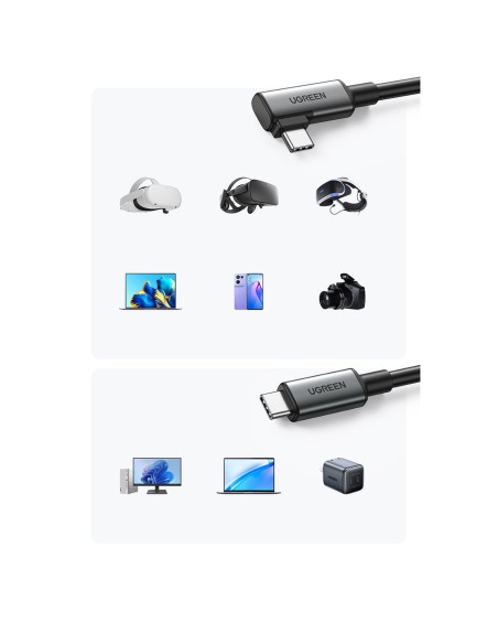 Kampinis USB-C laidas su palaikymu Oculus Quest 2 VR akiniams 60W 5m juodas
 
Kampinis USB-C laidas su palaikymu Oculus Quest 2 VR akiniams 60W 5m juodas