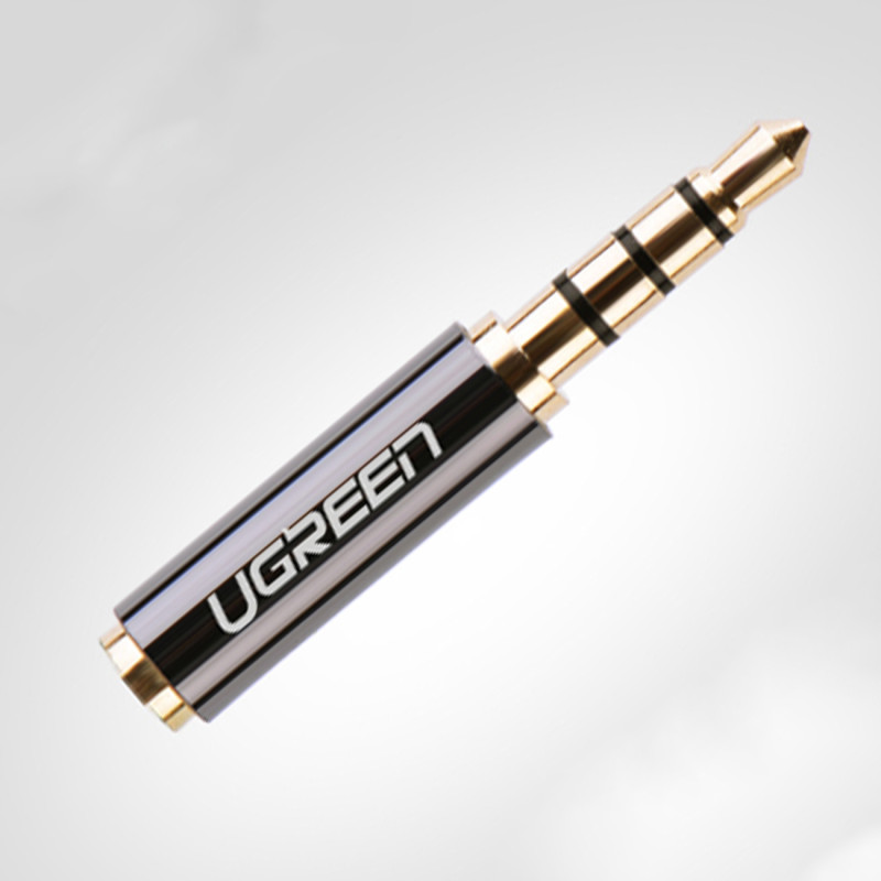 Adapterio garso lizdas 3,5 mm vyriškas lizdas 2,5 mm moteriškas juodas