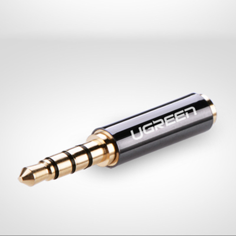 Adapterio garso lizdas 3,5 mm vyriškas lizdas 2,5 mm moteriškas juodas
