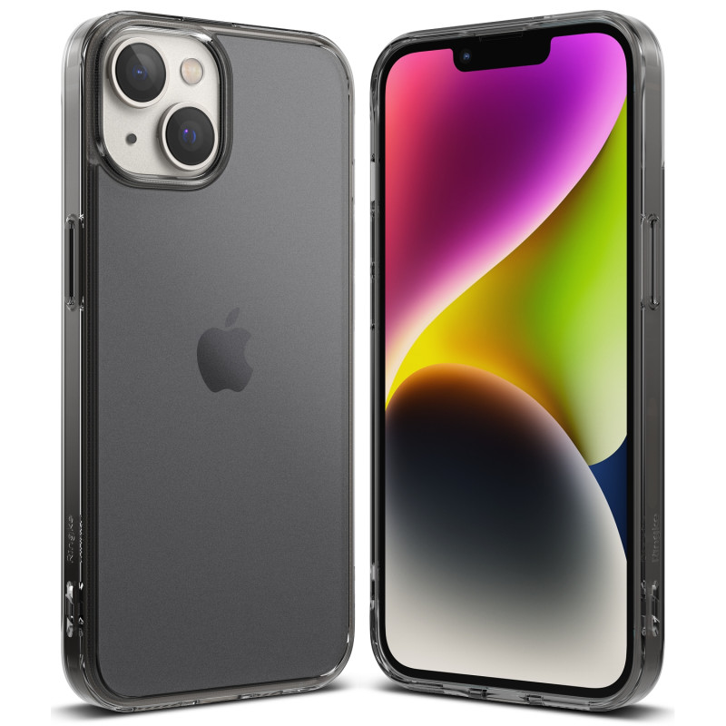 
Apsauginis iPhone 14 Plus dėklo dangtelis su Fusion Matte pilku gelio rėmeliu
