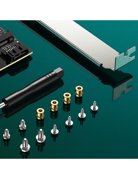 Išplėtimo kortelės disko adapteris kompiuteriui M.2 NVMe SATA PCIe 3.0 x4 32Gbps
 
Išplėtimo kortelės disko adapteris kompiuteriui M.2 NVMe SATA PCIe 3.0 x4 32Gbps