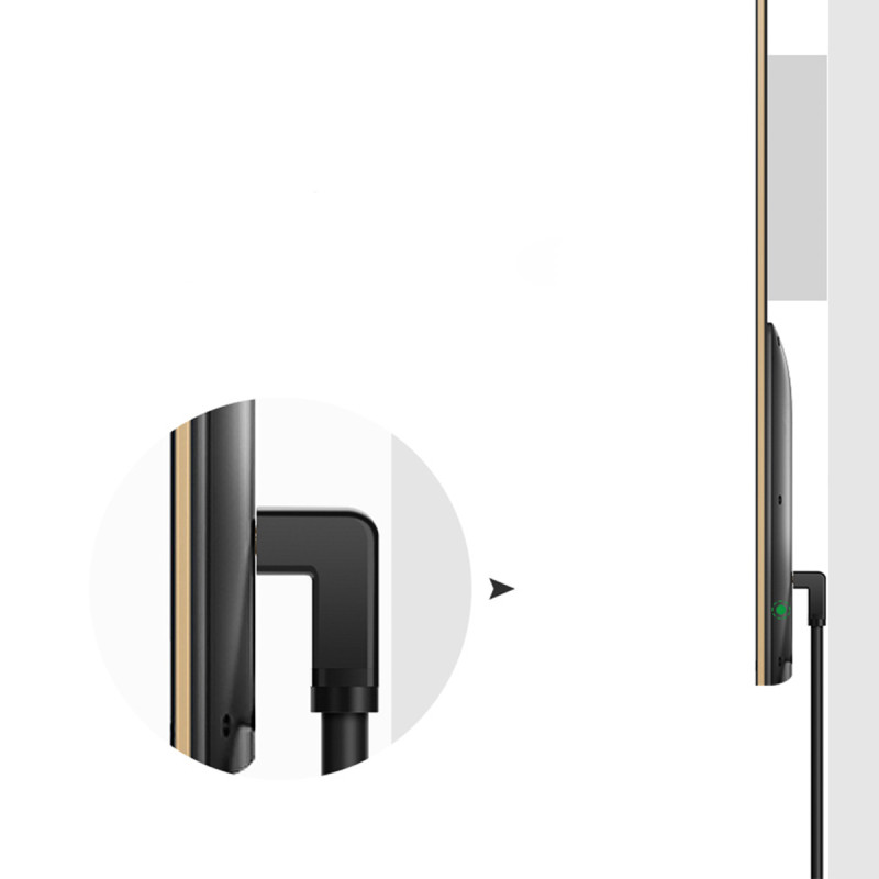 
HDMI 4K laidas su kampiniu kištuku, 2m, juodas
