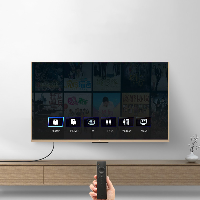 
HDMI 4K laidas su kampiniu kištuku, 2m, juodas
