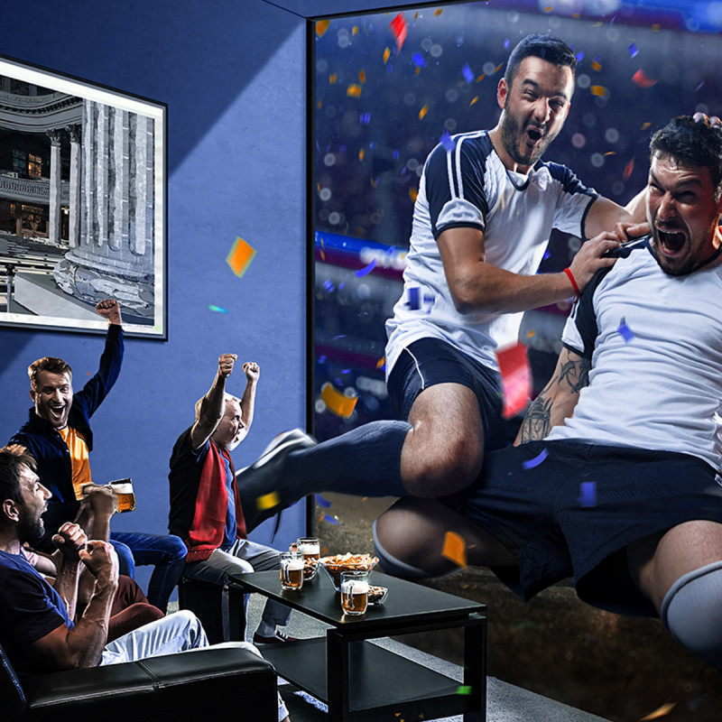 HDMI 2.1 kabelis 8K 60Hz 1,5m, medvilninis pynimas, juodas