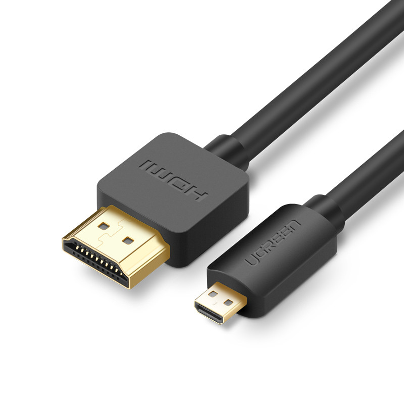 Micro HDMI - HDMI 4K 60Hz kabelis, 3m, juodas
Micro HDMI - HDMI 4K 60Hz kabelis, 3m, juodas