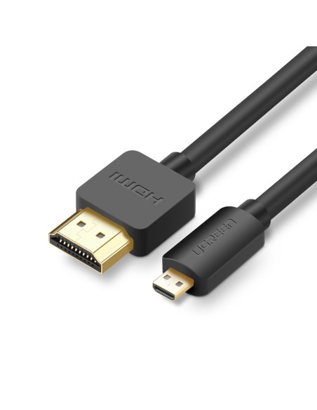 
Micro HDMI - HDMI 4K 60Hz kabelis, 3m, juodas
