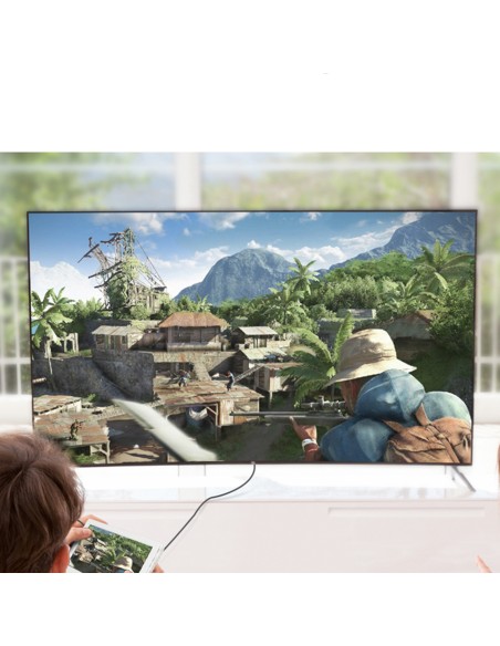 
Micro HDMI - HDMI 4K 60Hz kabelis, 3m, juodas
