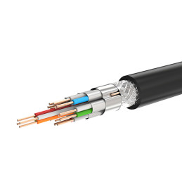 
Micro HDMI - HDMI 4K 60Hz kabelis, 3m, juodas
